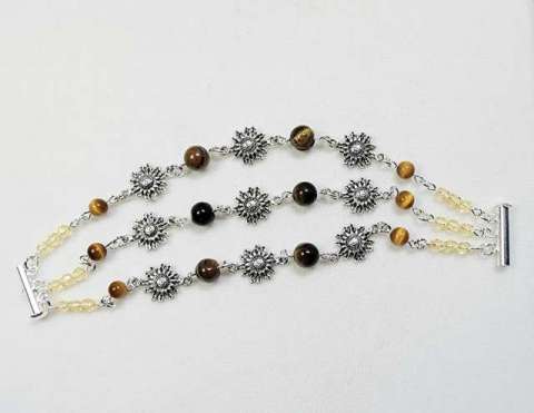 3 are better than 1 by Rene' Despres©2023 Bracelet, Stringing beads, Adding a Clasp, Crimps ,Jump Rings	