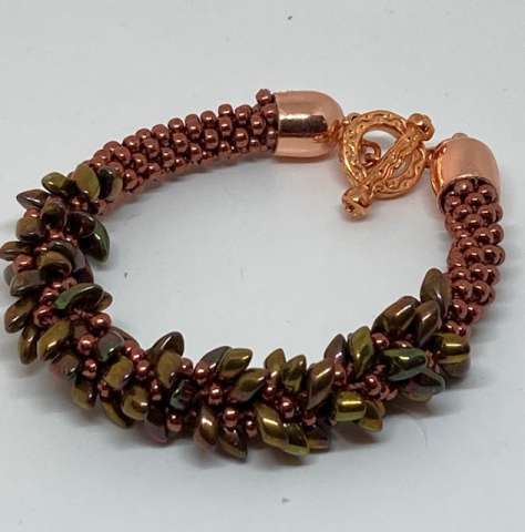 Dragon Scale Bracelet by Cindy Johnson©2024, 8 Strand Kumihimo Class, Braiding with Beads, Kumihimo Class, Japanese Braiding, Kumihimo Bracelet