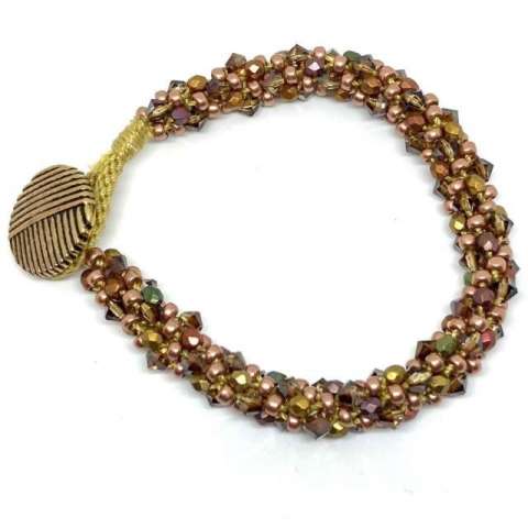 Fire and Ice by Cindy Johnson ©2026, 8 strand Kumihimo Braid Class, Kumihimo with Beads, Kumihimo bracelet, Kumihimo Class, Japanese braiding,