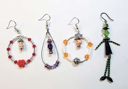 by Halloween Earrings 2025 Rene' Despres©2023 Bracelet, Wire looping, Adding a Clasp & Open/Close Jump Ring