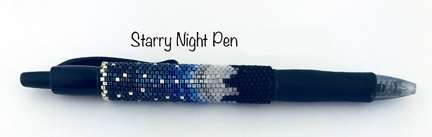 Beaded Pens by Lori Ahlin©2022, Beaded Pen, Delica beads, Beads, Personalized Pen, Spring it on Me, Let Freedom Ring, Dog Days of Summer, Wild Thing, Wild Pumpkin Patch, Starry Night, Sweethearts, Lucky Irish, Golden Egg, Mother’s Love, Hot Stuff, Snowfla