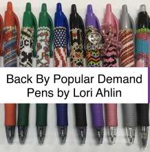 Back by popular demand - beaded pens