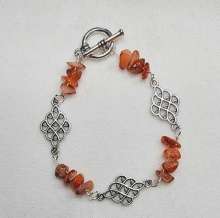 Fall Bracelet by Rene' Despres©2023 Bracelet, Wire looping, Adding a Clasp & Open/Close Jump Rings	