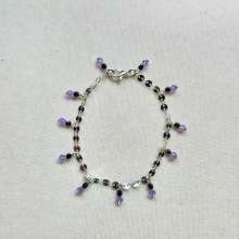 Springtime Anklet or Bracelet by Rene' Despres©2024 Anklet or Bracelet, Wire looping, Adding a Clasp & Open/Close Jump Rings	