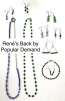 Rene’s BBPD by Rene' Despres©2023 Necklace or bracelet, stringing beads, attaching a Clasp, using crimps and jump Rings