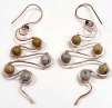 Copper Serpentine Earring by Charlene Furukawa 2025, Wire wrapping, wire, Wire Wrapping Class Henderson Nevada, Wire Wrapping Class Las Vegas, Wire Class