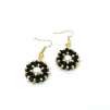 CRAW Earrings by Cindy Johnson ©2026, Cubic Right Angle Weave,