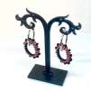 Earring Charms by Cindy Johnson ©2026, Bead weaving, Circular Peyote, Peyote