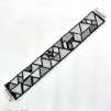 Geometric Bracelet by Cindy Johnson ©2026, Even Peyote Bracelet, Peyote Bracelet