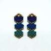  Heart Beep Earrings by Lori Ahlin©2026, Peyote Stitch Class, Beaded earrings, Seed bead earrings, Miyuki beads, Beaded earring class, Peyote class, Bead Class Henderson Nevada, Bead Class Las Vegas, Beaded Peyote earrings, Odd Count Peyote, Peyote Stitch