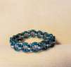 Chainmaille Bracelet by Janette Bond using two sizes and 2 types of jump rings