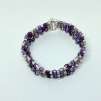 Ombre Bracelet by Cindy Johnson ©2025, Bead Weaving, Right Angle Weave