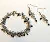 Squared Bracelet, using chain, using jump rings, adding a clasp and making loops with pliers.