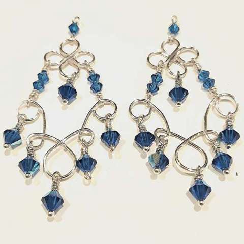 Chandelier Dreams by Charlene Furukawa©2026, Wire, Wire Shaping Class, Wire Wrapping Class, Wire Looping, Wire Shaping Class Henderson Nevada, Wire Shaping Class Las Vegas