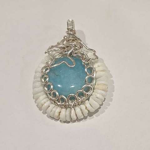 Lucky Ocean Star by Charlene Furukawa©2026, Wire Shaping, Wire Wrapping, Wire Bail, Wire Bezel, Wire Shaping Class Henderson Nevada, Wire Shaping Class Henderson Nevada, Wire Bail Henderson Nevada, Wire Bezel Henderson Nevada, Wire Shaping Class Las Vegas