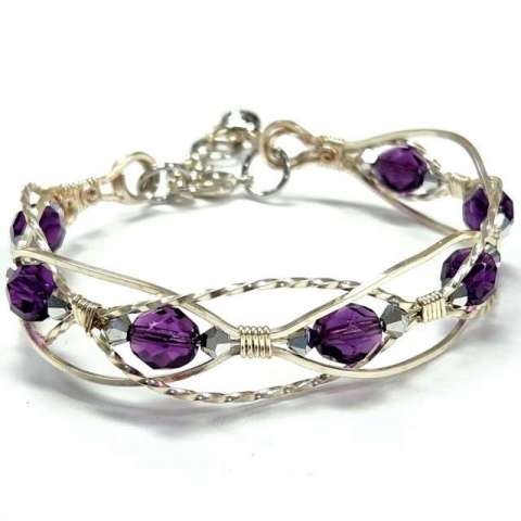 Marquee Braid by Charlene Furukawa©2026, Wire, Wire Shaping Class, Wire Wrapping Class, Wire Twisting, Wire Shaping Class Henderson Nevada, Wire Shaping Class Las Vegas	