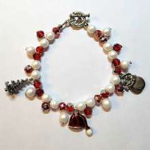 Santa’s Charm Bracelet by Rene' Despres©2026 All Right Reserved Bead class, Bracelet class Henderson, NV Las Vegas, NV