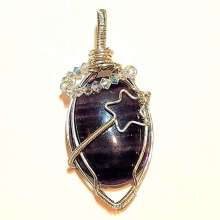 Stellar Night by Charlene Furukawa©2026, an original design by Charlene Furukawa All Rights Reserved taught at Bead Jungle, Henderson, NV Stellar Night by Charlene Furukawa©2026, Wire Coiling, Wire Shaping, Wire Wrapping, Wire Coiling Class Henderson Nevada, Wire Shaping Class Henderson Nevada, Wire Wrapping Class Henderson Nevada, Wire Shaping Class Las Vegas, Wire Coiling Class Las Vegas,