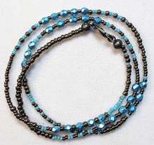 Wrap x’s 3 Bracelet or Necklace by Rene' Despres©2024, an original design by Rene' Despres All Rights Reserved taught exclusively at Bead Jungle, Henderson, NV Wrap x’s 3 Bracelet or Necklace by Rene' Despres©2024  Bracelet or Necklace, Wire looping, Adding a Clasp & Open/Close Jump Rings